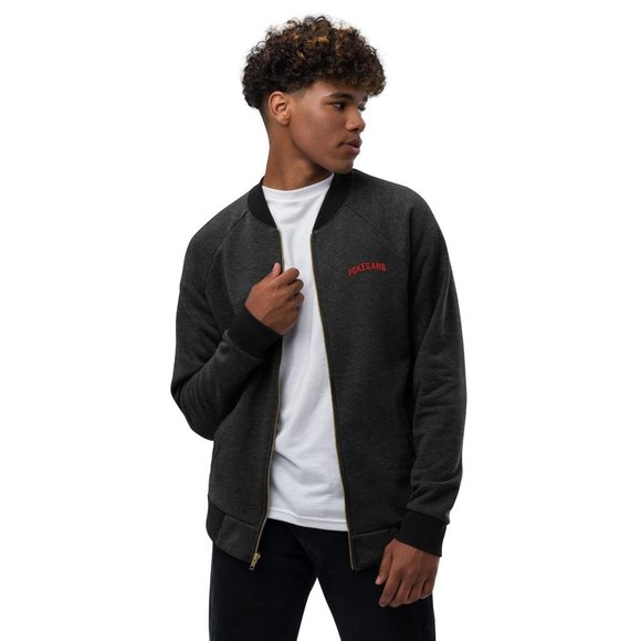 PokeGang Unisex Black Polyester Long Sleeve Full Zip Lamborghini Bomber Jacket - Picture 5 of 12